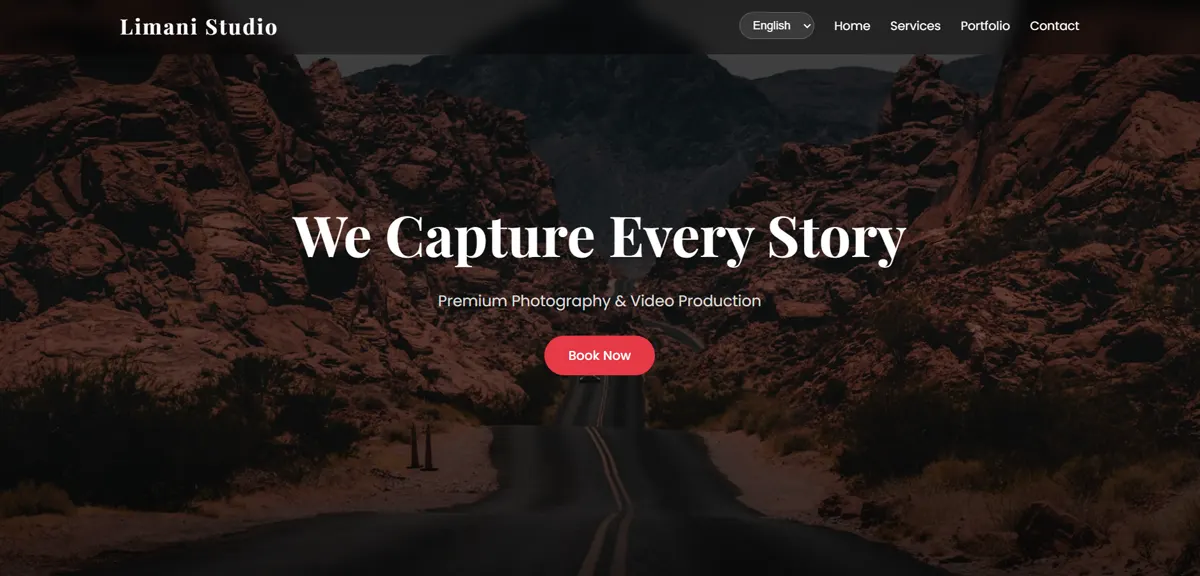 Limani Studio website preview
